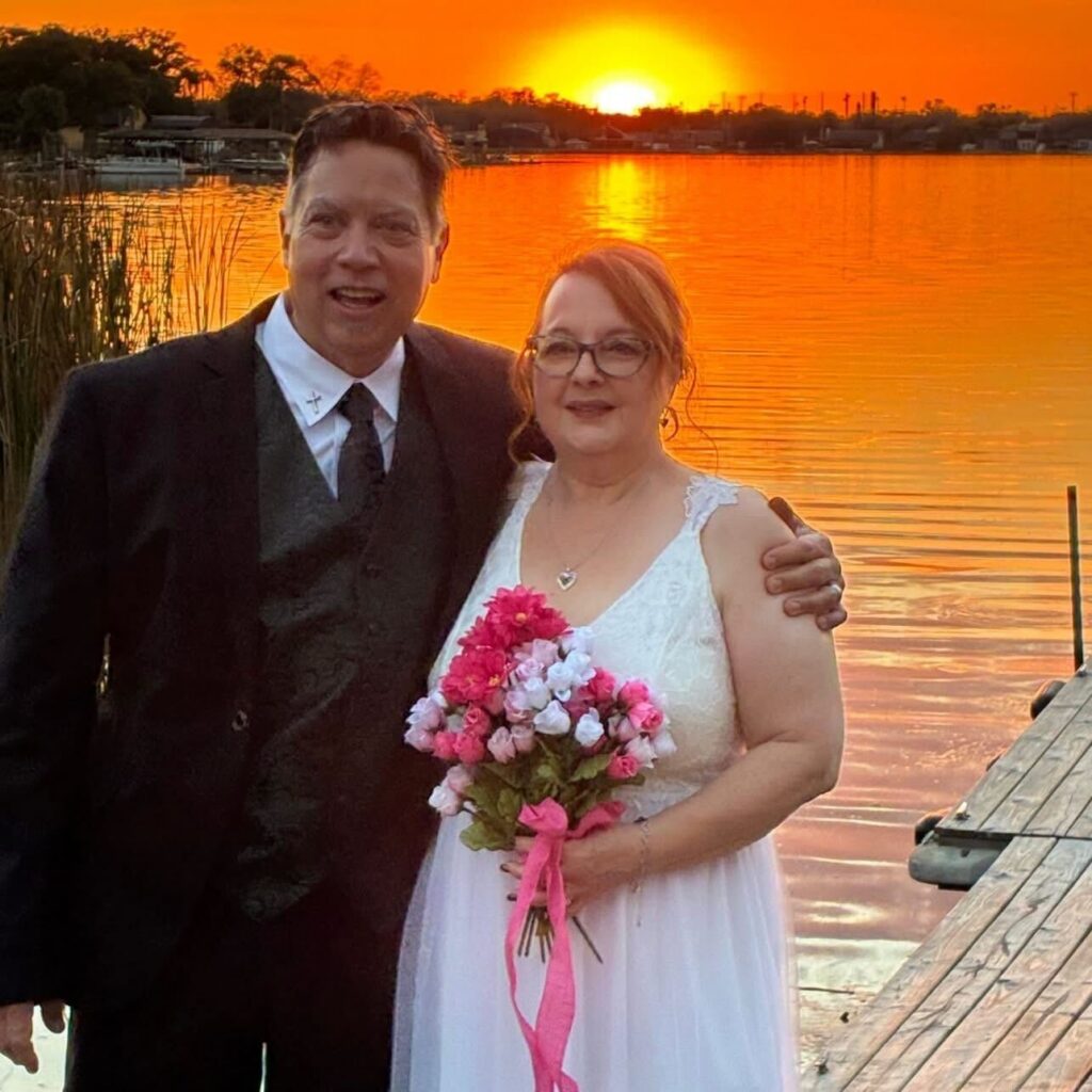 Karen & Johnny’s Sunset Love Story in Casselberry, Florida